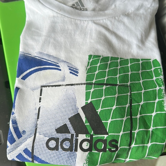 Boys 10-12 ADIDAS SOCCER TEE …..$20 - Picture 1 of 3